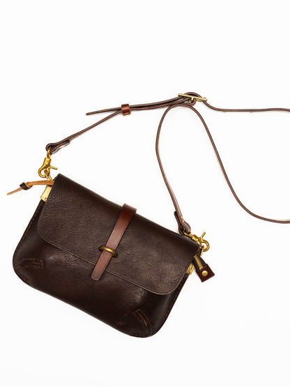 Vintage Leather One-shoulder Messenger Bag