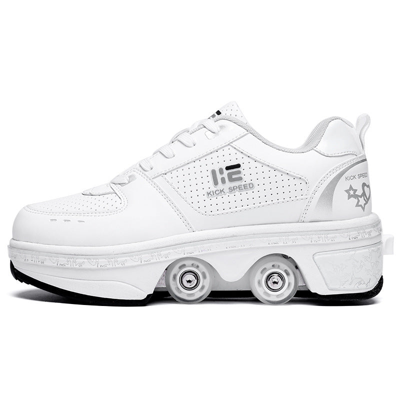 Vierrädrige Heelys Dual-Use-Skates weiblich