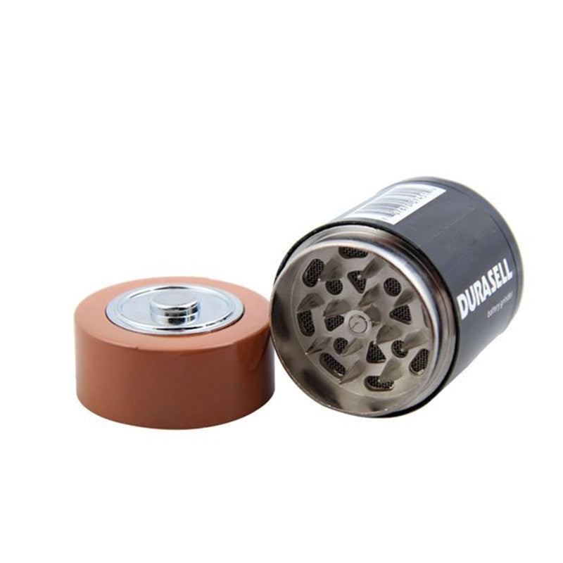 Zinc Alloy 55mm Three-layer Battery Modeling Smoke Grinder Zinc Alloy Modeling Grinder