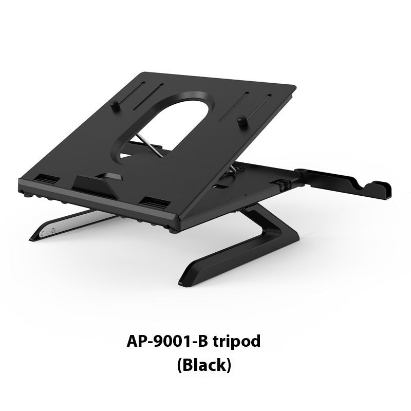 New Laptop Stand Multifunctional Folding Lift Portable Laptop Stand Monitor Increase Rack Aluminum Alloy Base.