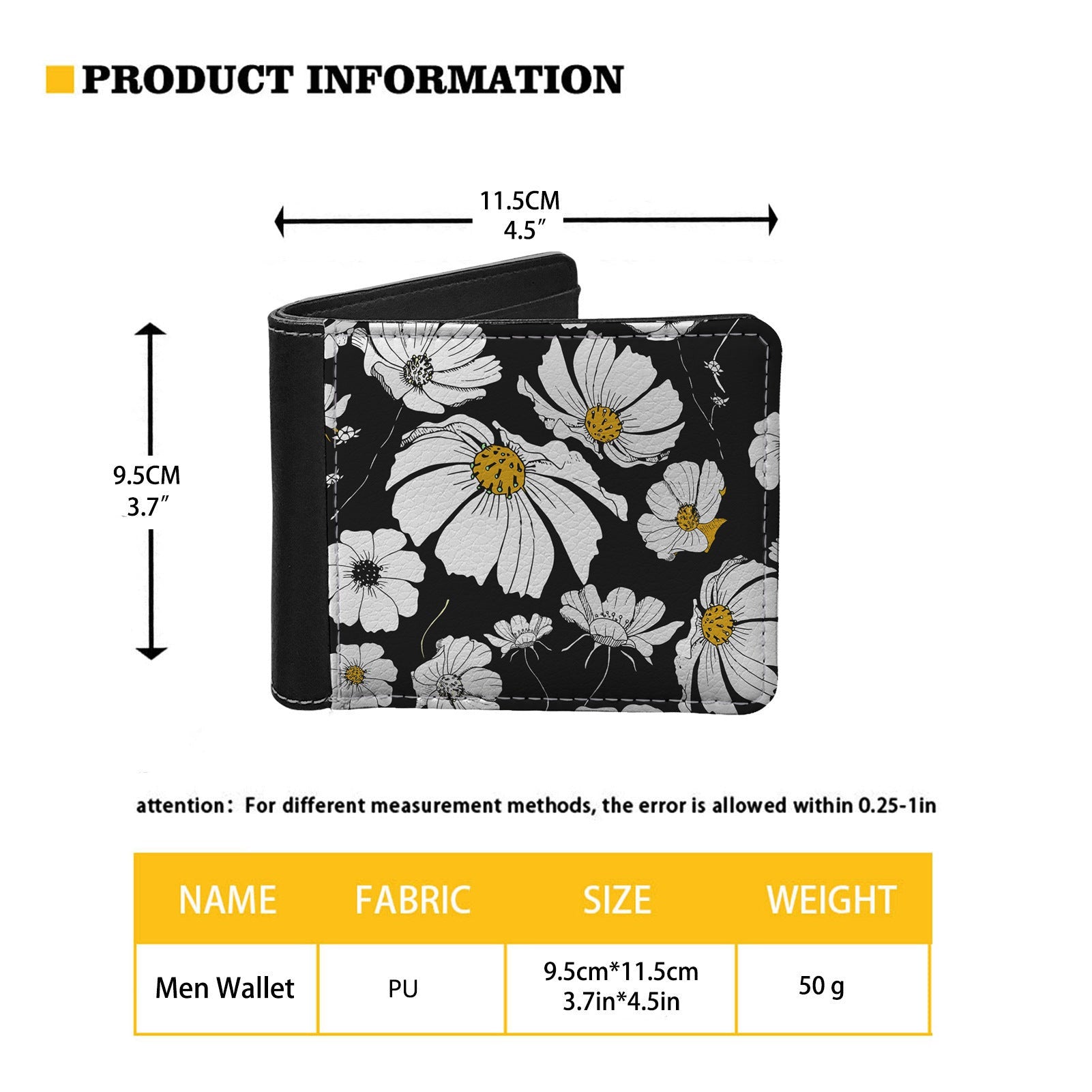 Men's PU Wallet Creative Pattern Printing Fashion - RazzX