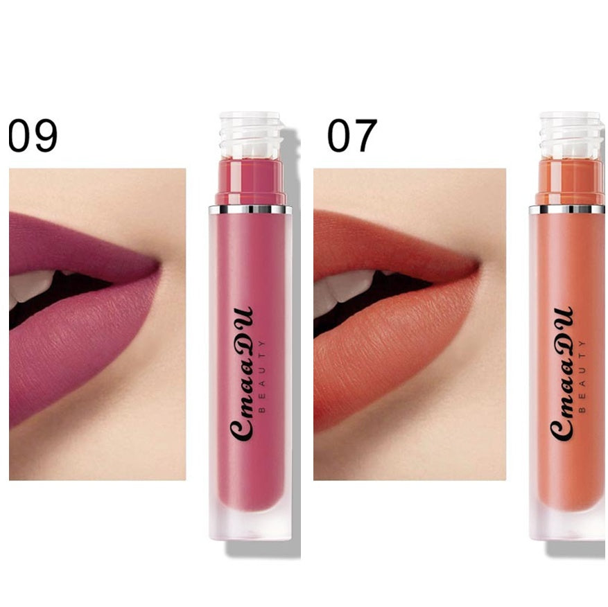 15 Shades Of Non-Stick Cup Lip Gloss Matte Lipstick