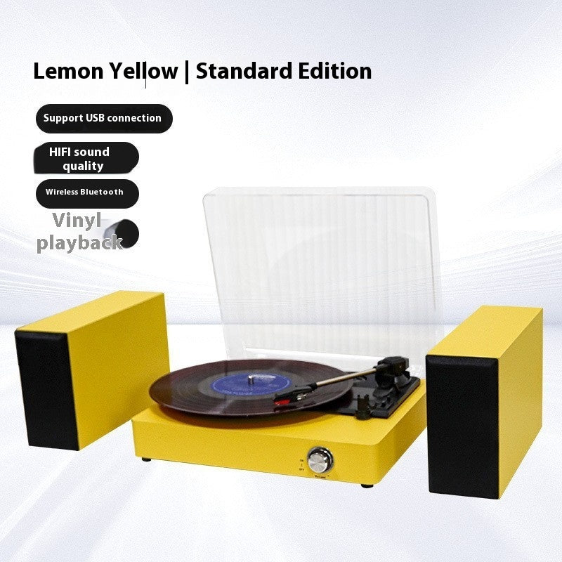 Vinyl Record Player Integrated Bluetooth Audio Retro Ornaments