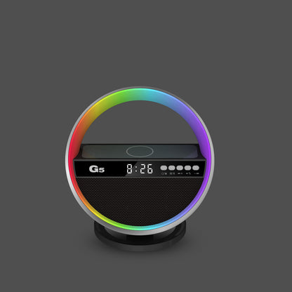 2024 New Multifunction RGB Night Light Wireless Charger Bluetooth Speaker Large G Ambience Light Home Decor - RazzX