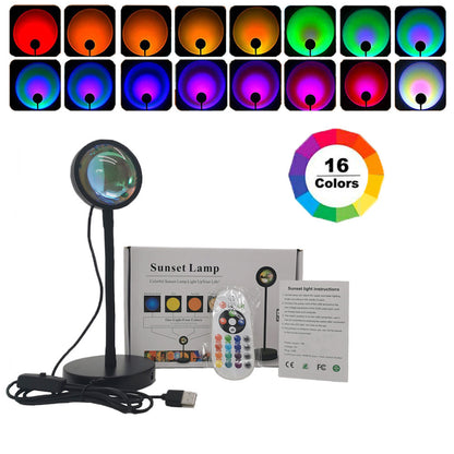 USB Schreibtisch Lampe Regenbogen Projektion Lampe