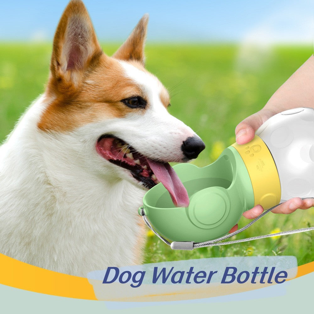 Hund Wasser Flasche Tragbare Reise Pet Trinker Leck Proof Hund Schüssel Lebensmittel Katze Brunnen Im Freien Zu Fuß Trinken Flasche Hunde Feeder