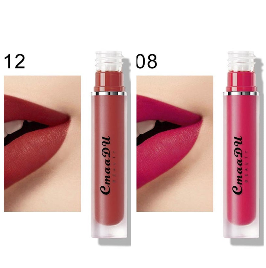 15 Shades Of Non-Stick Cup Lip Gloss Matte Lipstick