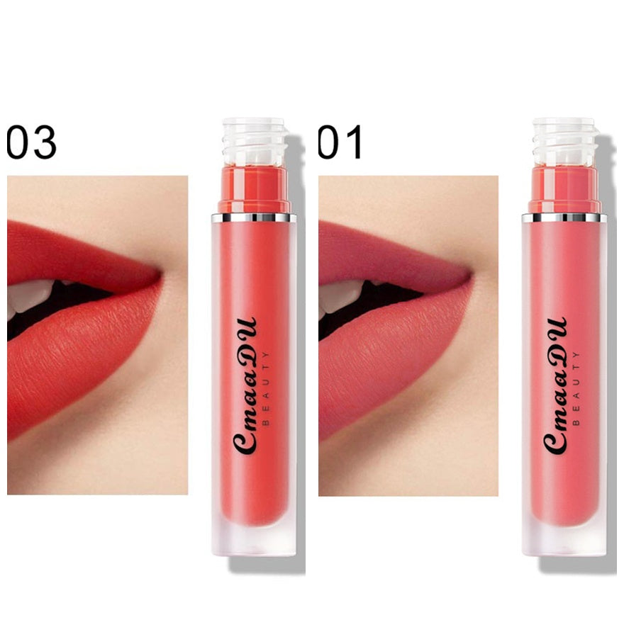 15 Shades Of Non-Stick Cup Lip Gloss Matte Lipstick