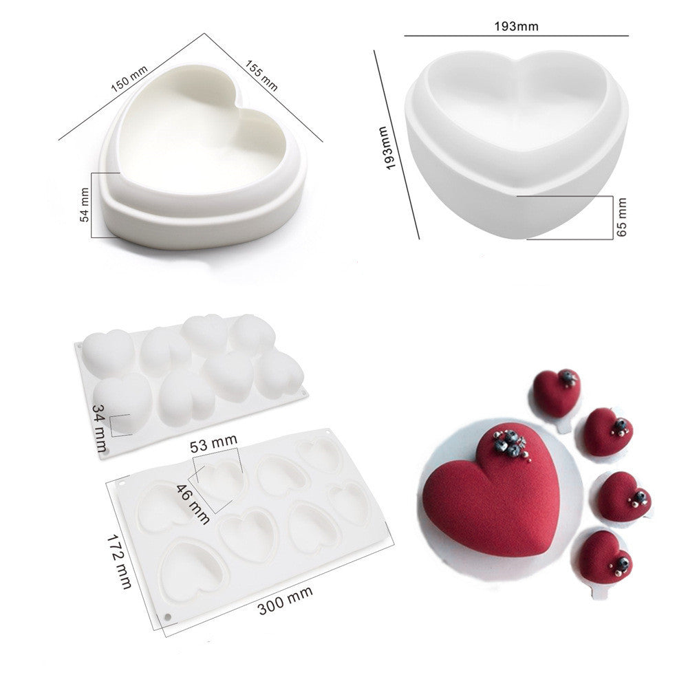 Valentines Day Gift Silicone Cake Mould Baking Appliance Kitchen Supplies